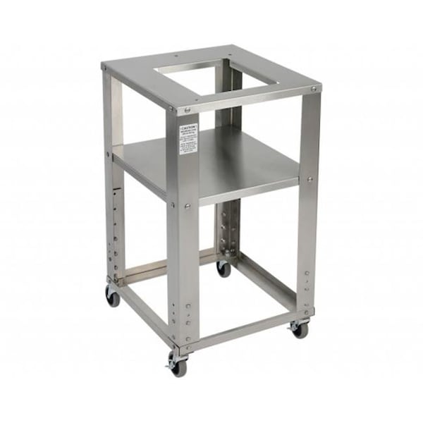 Cardinal Scale CardinalScales CART2824 28 x 24 in. Rolling Stainless Steel Cart with Adjustable Height CART2824 - main